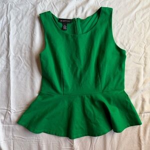 Green INC Peplum Top